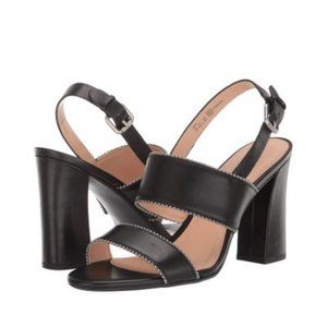 COACH Rylie Beadchain Heel Sandals Black